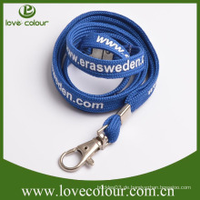 Kundenspezifische Seidenschirm Lanyard Muster mit Lanyard Zubehör